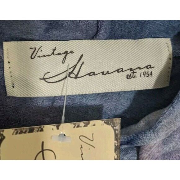 Vintage Havana Sweater Hoodie Tie Dye Pullover Comfy Long Sleeve Oversized Small - Picture 8 of 9